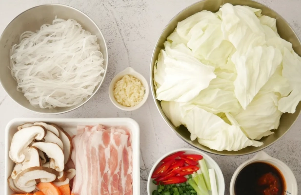 無水高麗菜豬肉做法