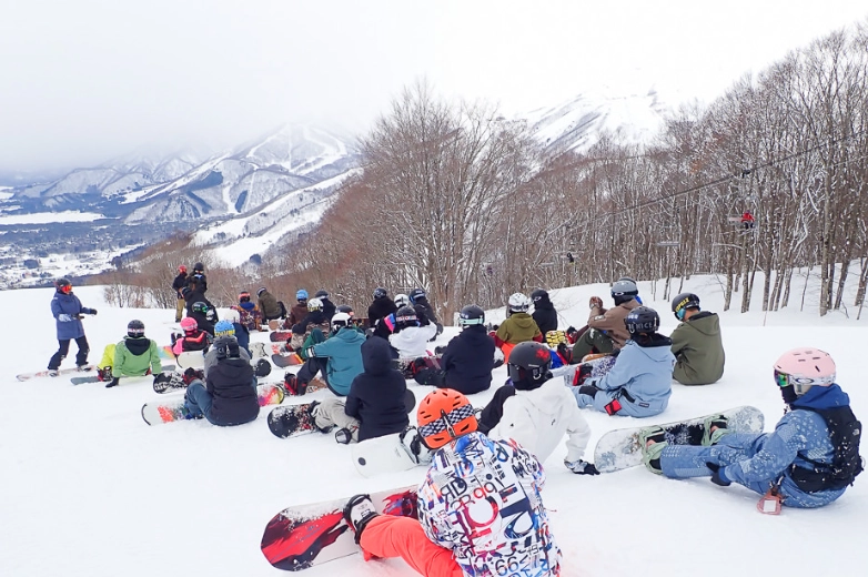 岩岳滑雪場新手