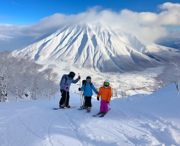 日本春雪滑雪