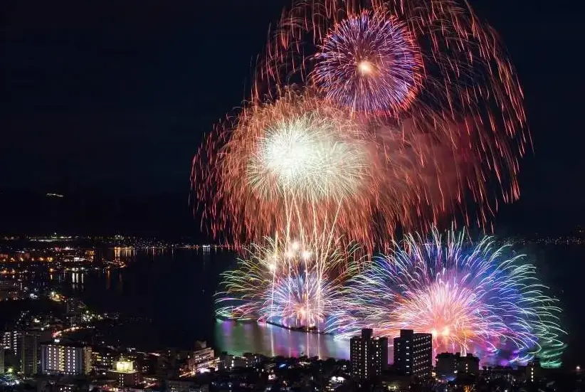 諏訪湖煙火大會