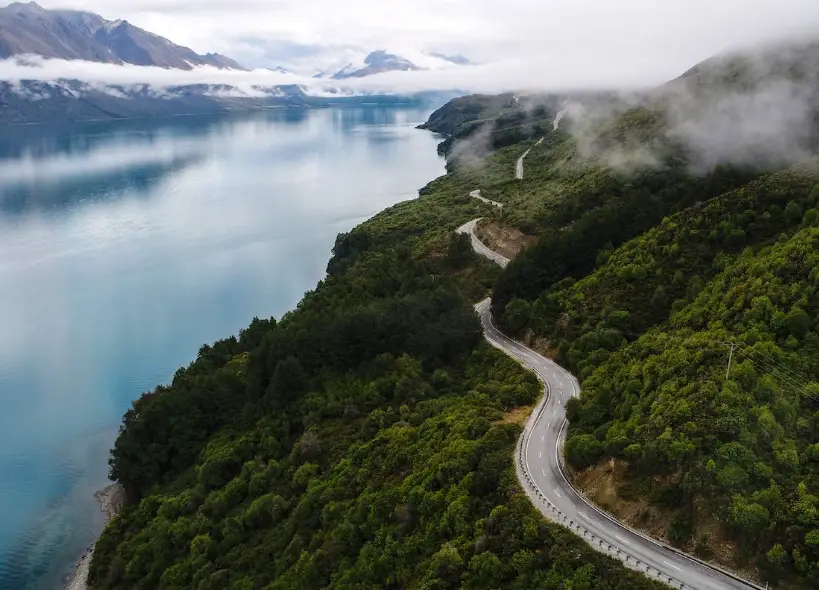 紐西蘭南島景點地圖