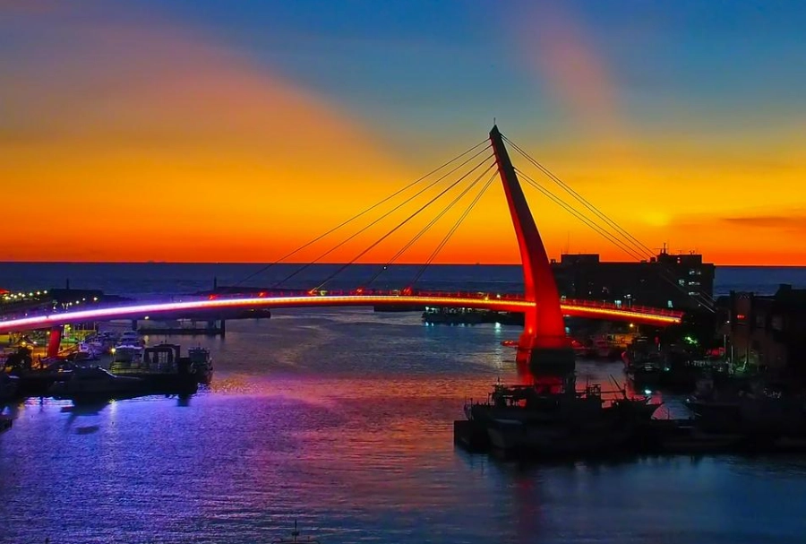 台北夜騎自行車