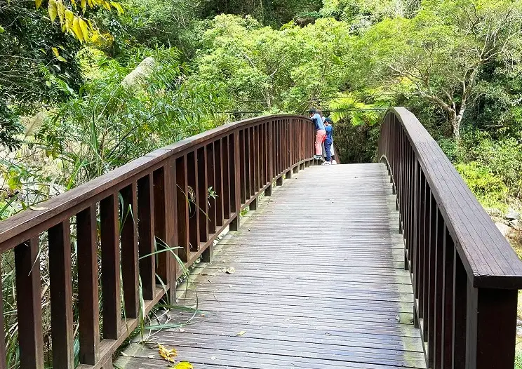 步道健行 後美食