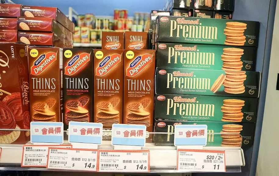 香港台灣物價比較