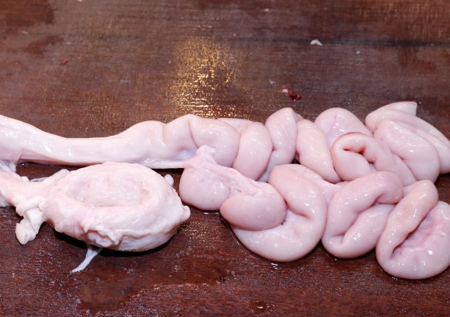 豬的粉腸料理