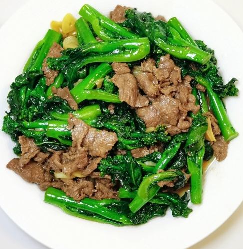 菜心炒牛肉熱量