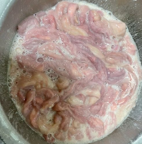 豬粉腸處理方法