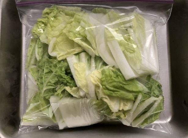 冷凍高麗菜保存