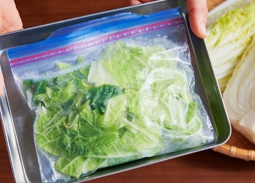 高麗菜冷凍方法
