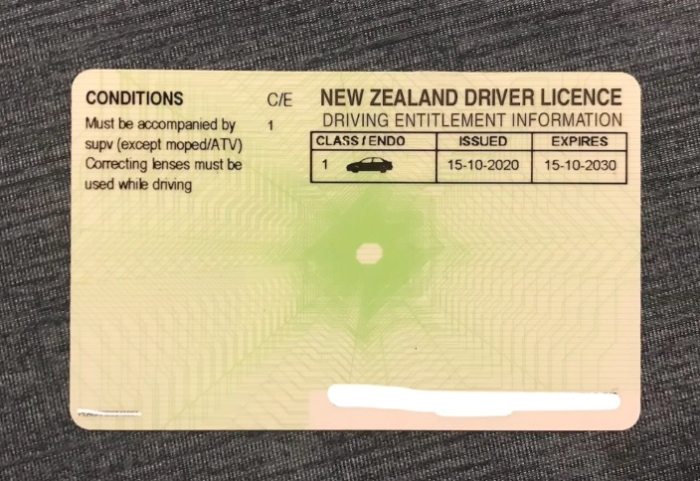 紐西蘭駕照轉換