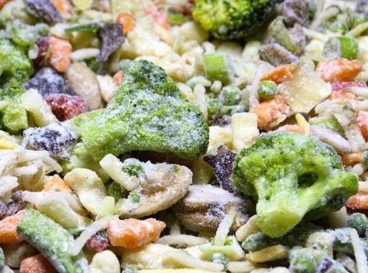 冷凍蔬菜口感改善