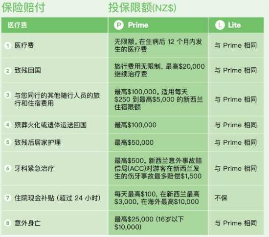 紐西蘭租車保險