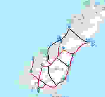 紐西蘭南北島交通