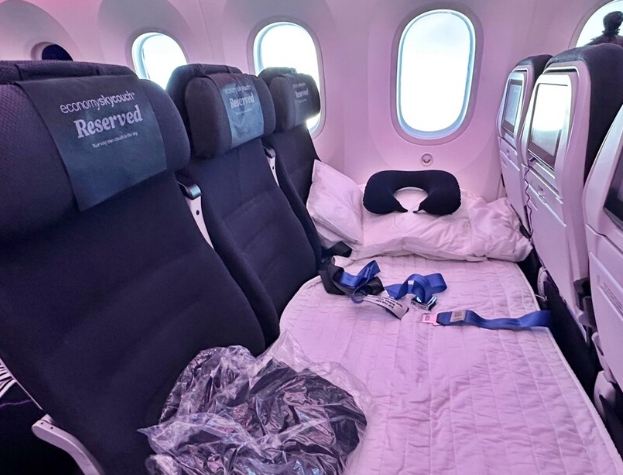 纽西兰航空空中沙发