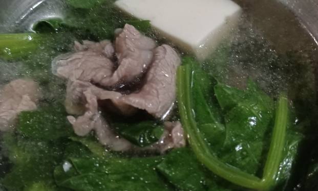 菠菜牛肉豆腐湯營養