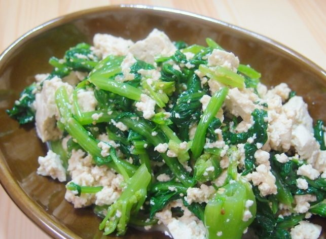 板豆腐菠菜做法