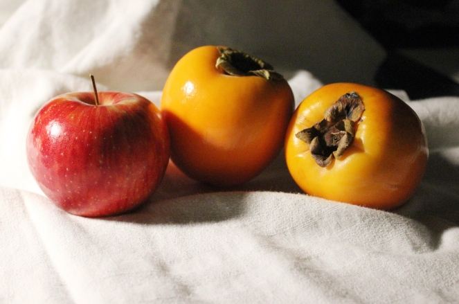 柿子蘋果一起吃