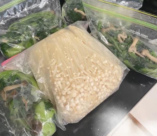 金針菇冷凍方法