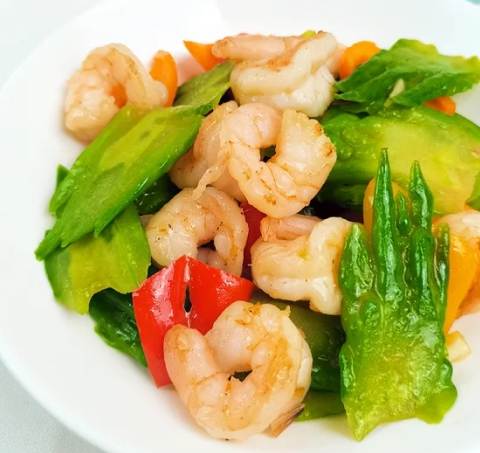 涼瓜炒蝦仁食譜