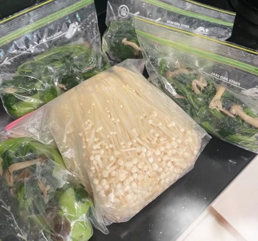 金針菇冷凍方法