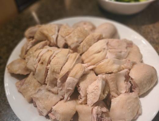 冰過的白斬雞保存