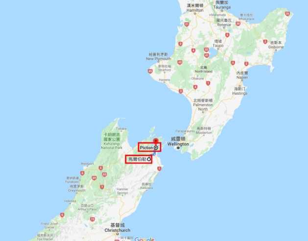 紐西蘭島嶼比較