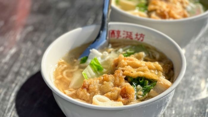 鍋燒意麵 油炸