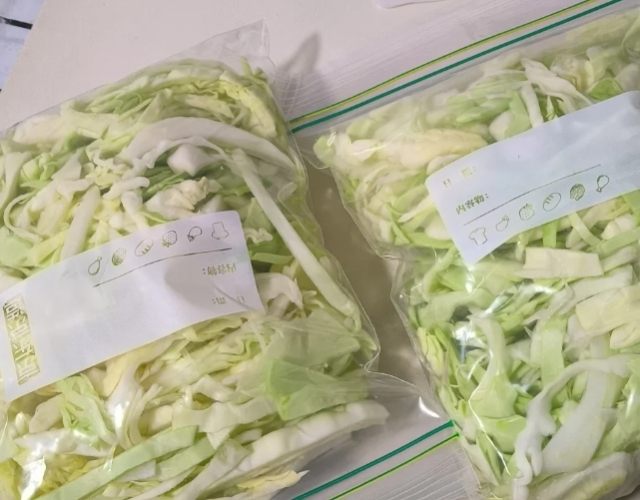 冷凍高麗菜方法