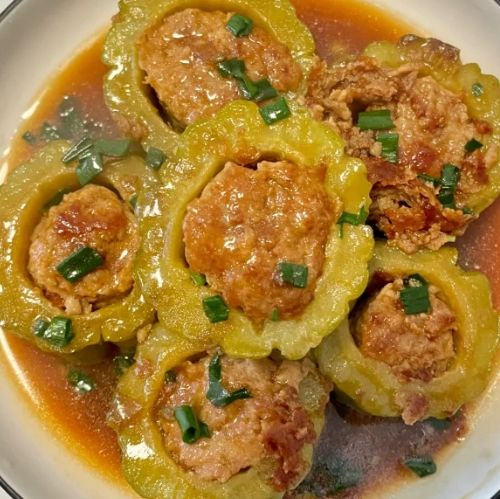 客家菜苦瓜料理