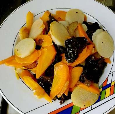 山藥紅蘿蔔共煮