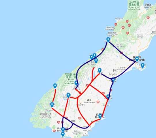 紐西蘭島嶼比較