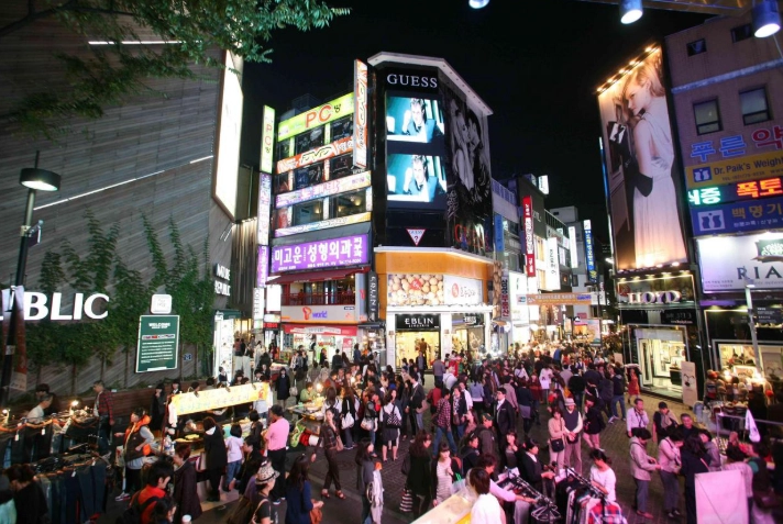 首爾夜間購物