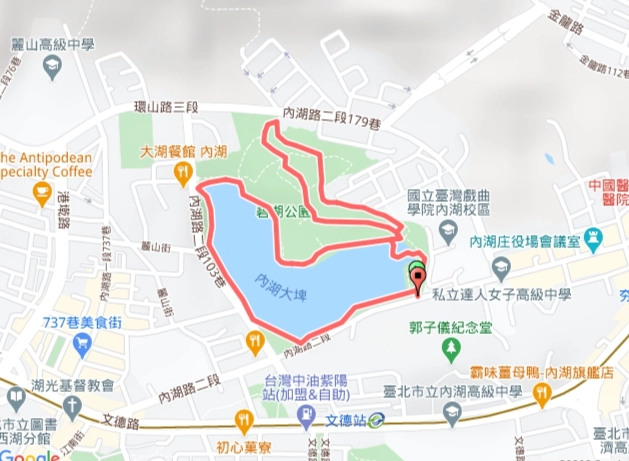 碧湖公園一圈距離