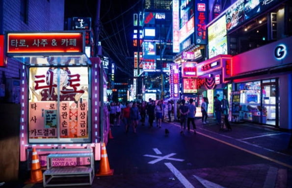 韓國江南晚上美食