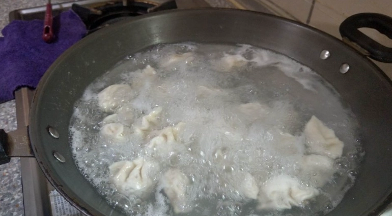 水餃煮法