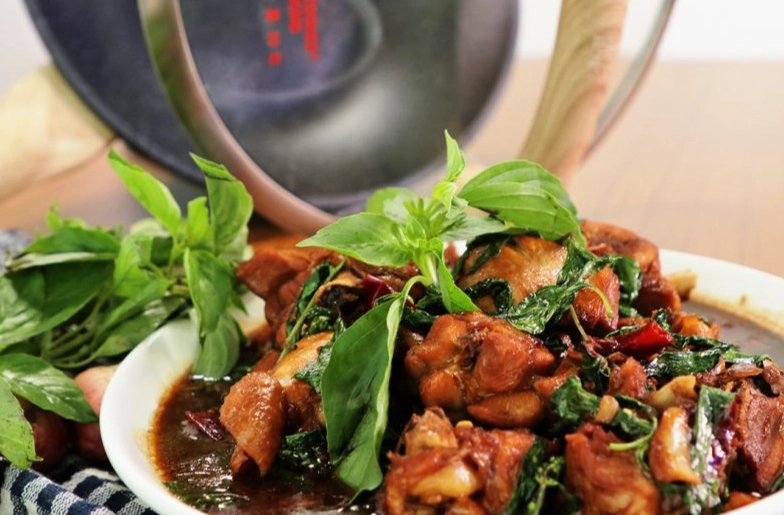 九層塔炒雞心做法