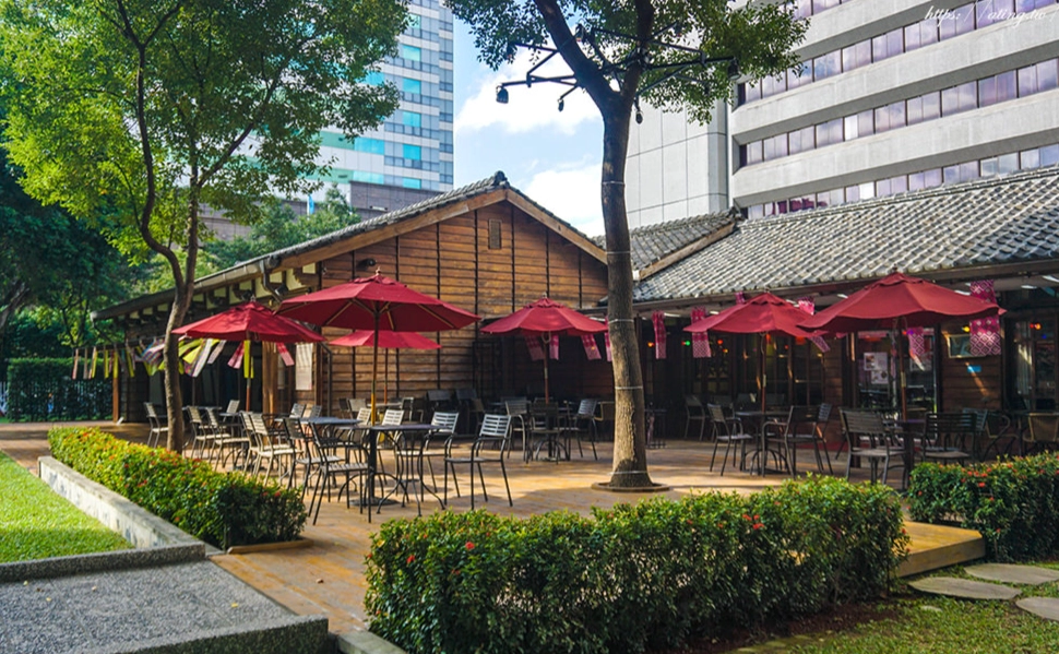 台北戶外咖啡廳景觀