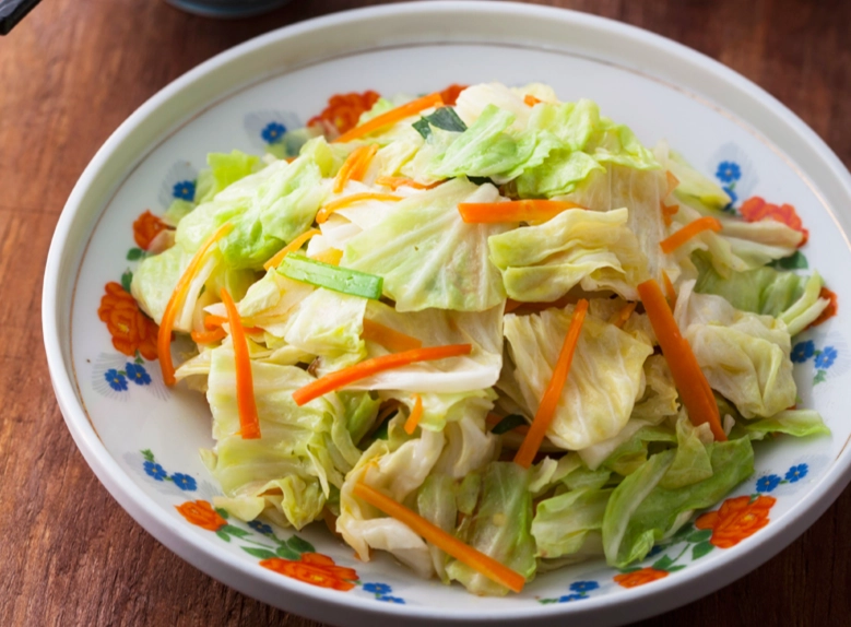 高麗菜炒雞心 做法