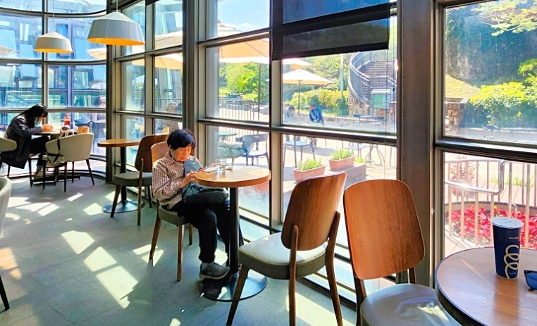 台北戶外咖啡廳景觀