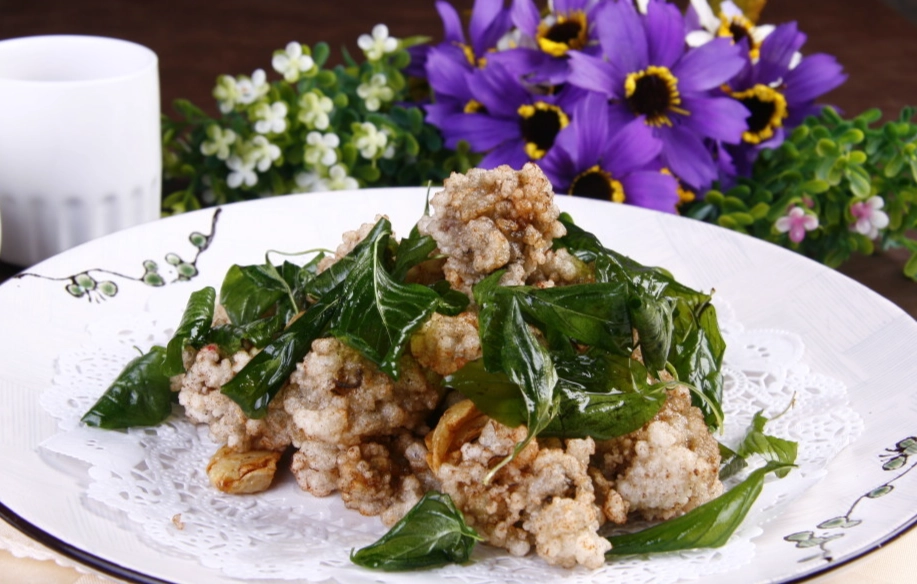 九層塔炒雞心食譜