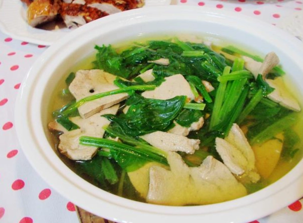 菠菜豬肝湯做法
