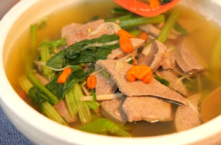 菠菜豬肝湯做法