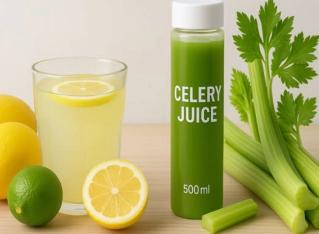 西芹汁纖維保留