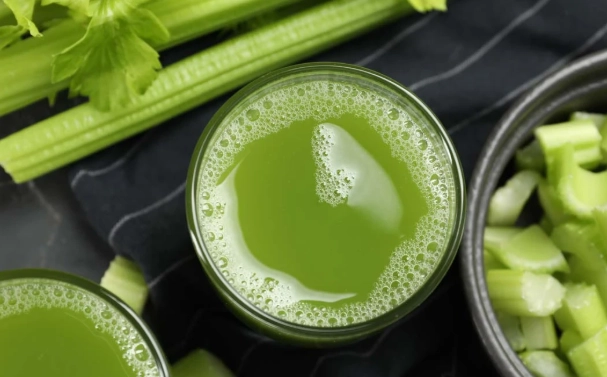 西芹汁纖維保留