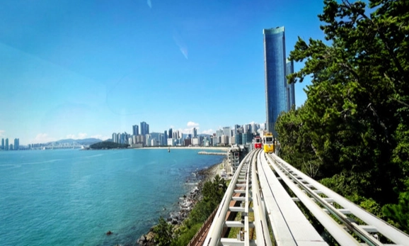 海雲台藍線公園青沙浦站美食