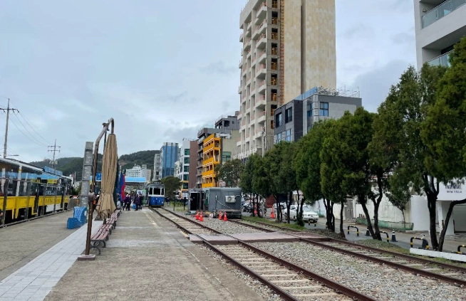 海雲台藍線公園青沙浦站交通