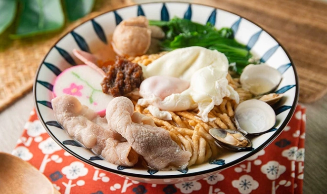 沙茶鍋燒烏龍麵做法