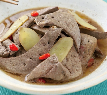 豬肝膽固醇含量