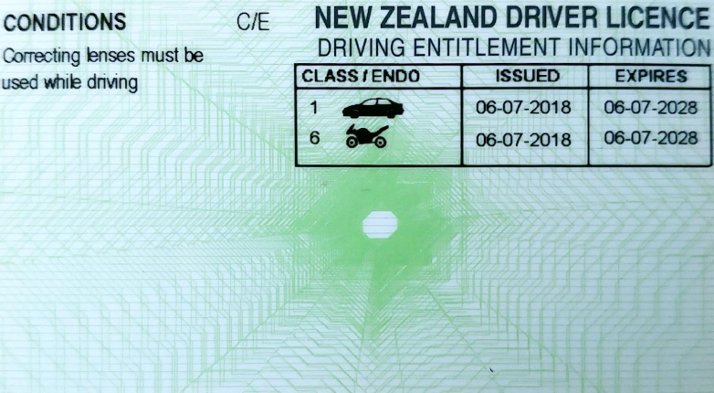 紐西蘭駕照台灣換發